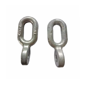 Hot Dip Galvanized Right Angle Shackle, 90 Degree Power Tower Transition Connection Ring